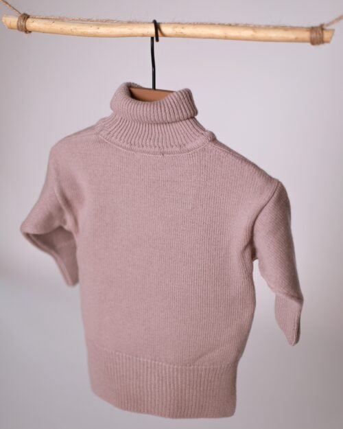 šviesus merino vilnos megztinis