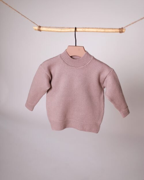 elegantiškas merino vilnos megztinis vaikams