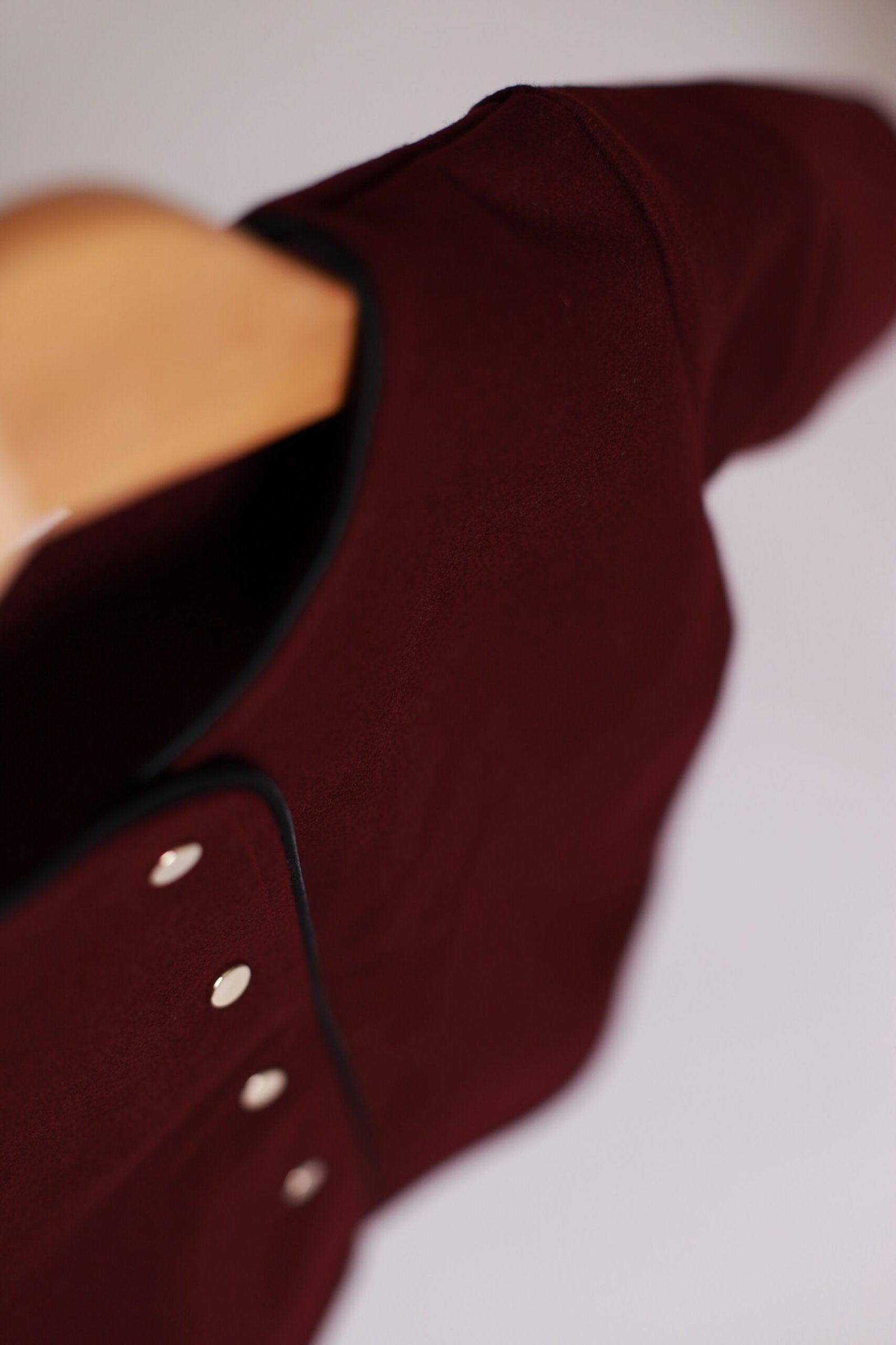 bordo vilnos švarkelis vaikams