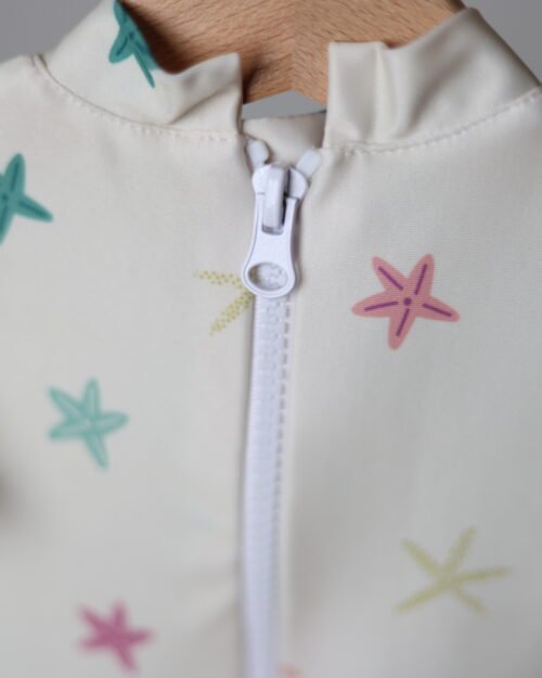 vaikiškas maudymosi kostiumėlis su užtrauktuku