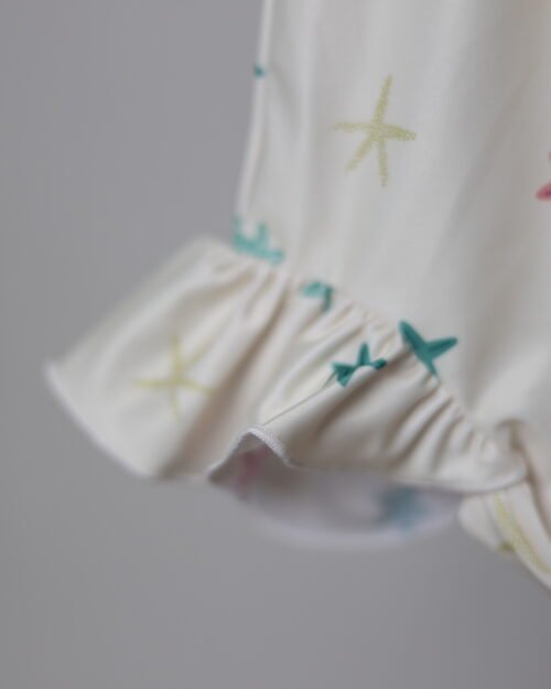 maudymosi kostiumėlis su raukiniais