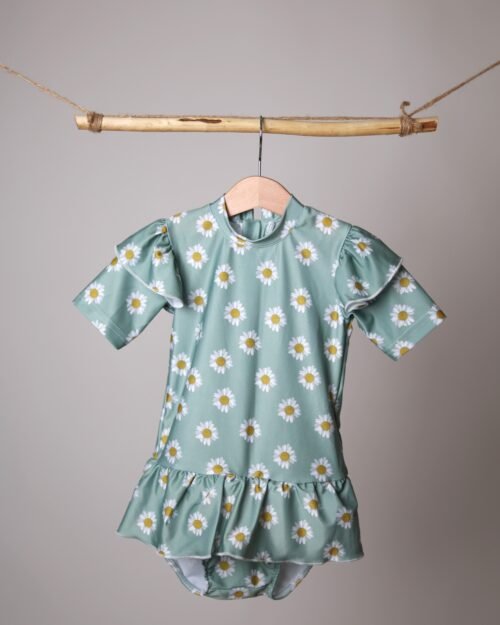 upf maudymosi kostiumėlis mergaitei