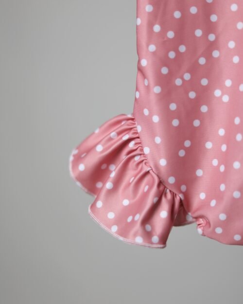 rožinis maudymosi kostiumėlis