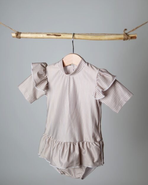 upf maudymosi kostiumėlis mergaitei