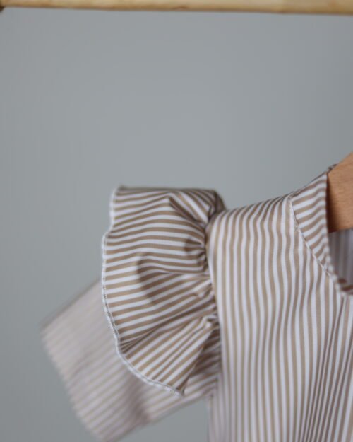 raukinukų maudymosi kostiumėlis mergaitei