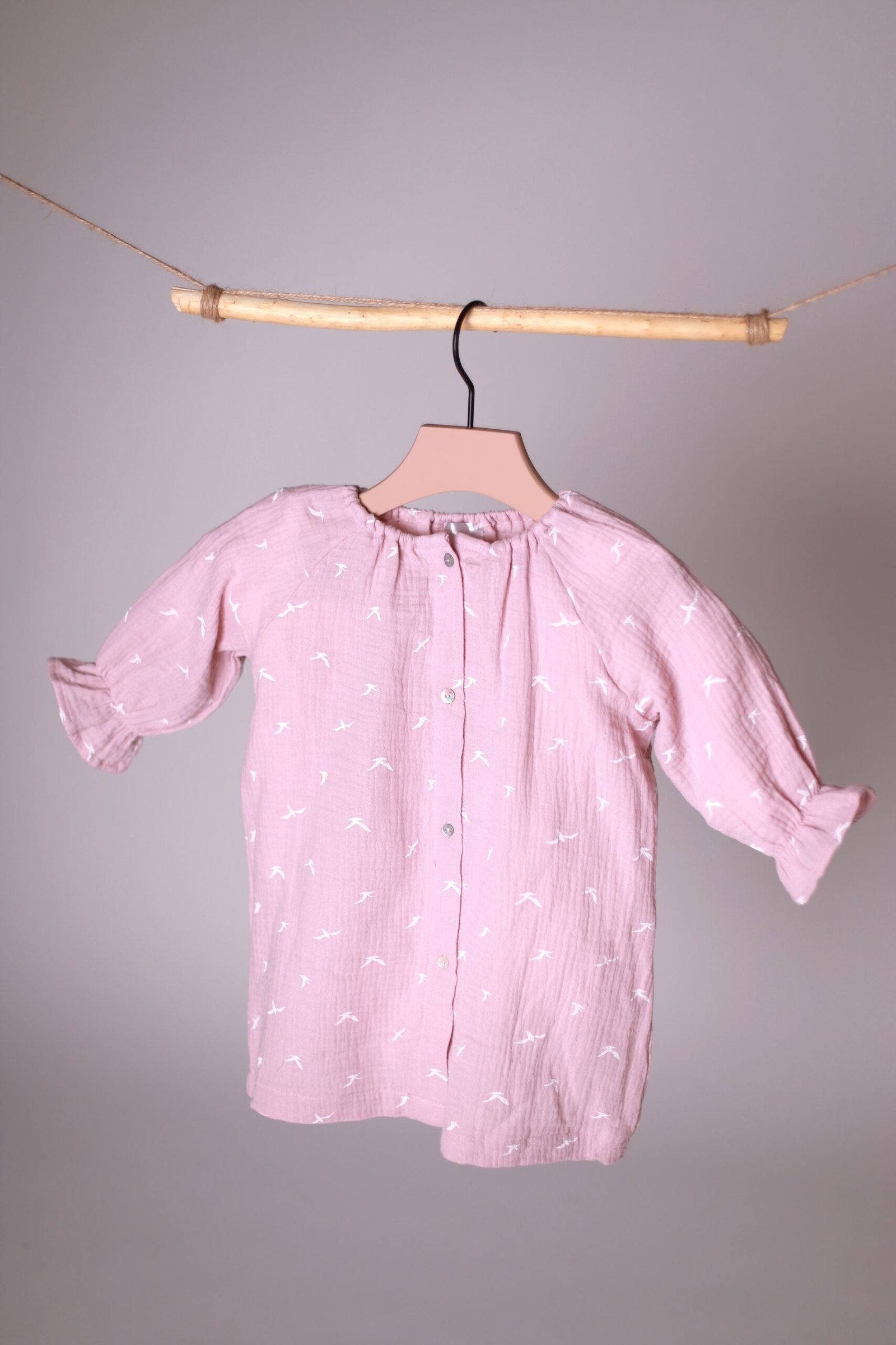 vaikiška muslino suknelė