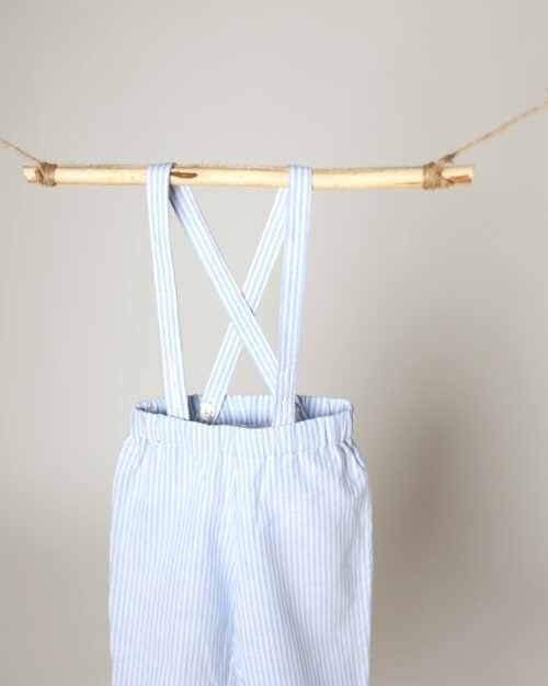 vaikiškos lininės kelnės