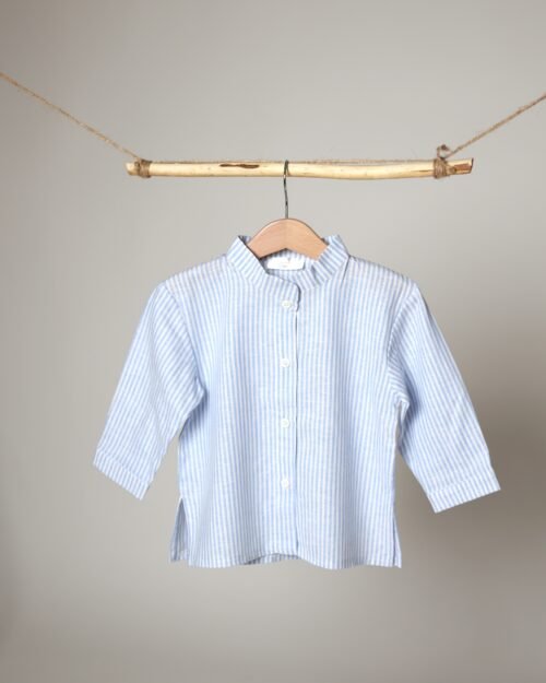 vaikiški lino marškiniai