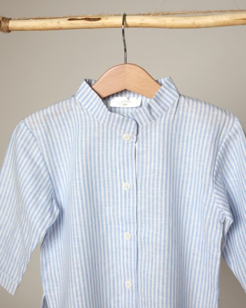 vaikiški lino marškiniai