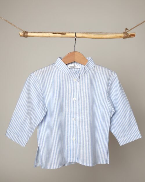 lininiai marškiniai vaikams