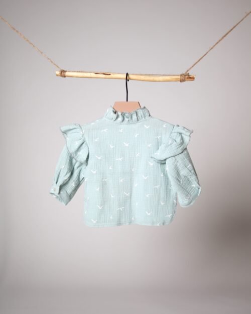 muslino marškiniai mergaitei