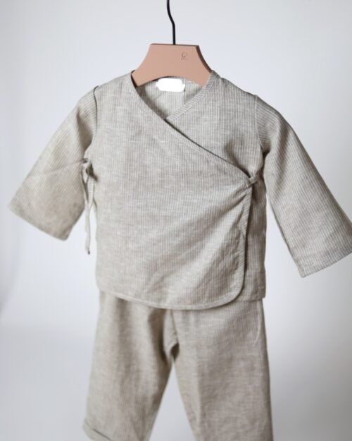 vaikiškas lino komplektas