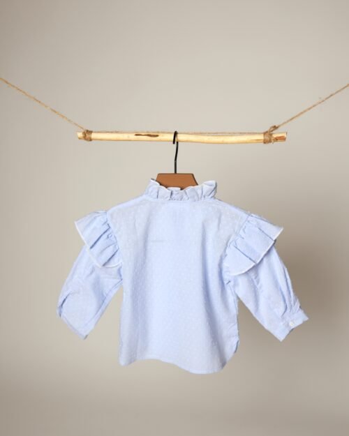 medvilnės marškiniai mergaitei