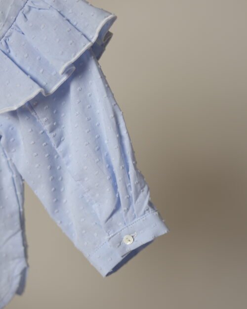 žydri marškiniai su apkykakle