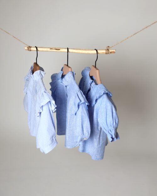 vaikiški raukinukų marškiniai