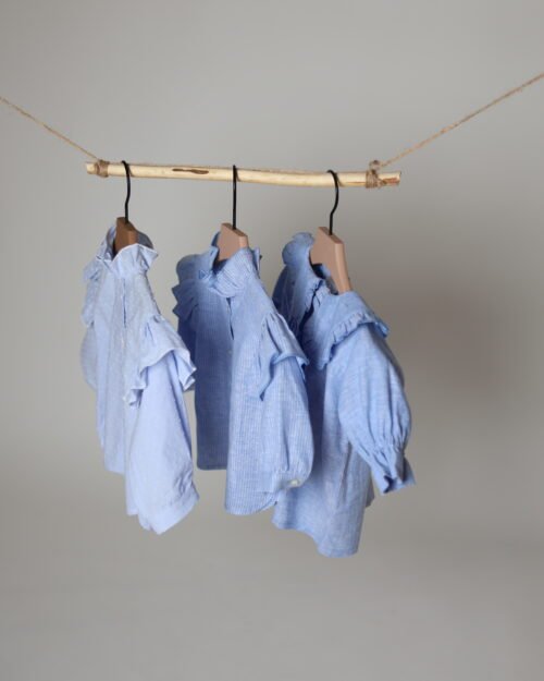 vaikiški raukinukų marškiniai