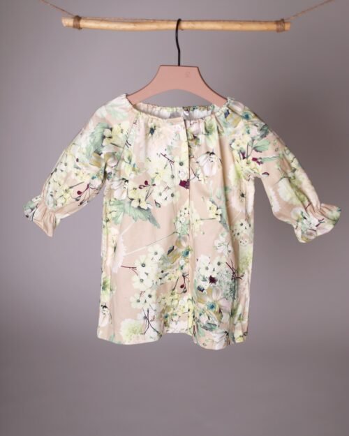 gėlėta suknelė mergaitei