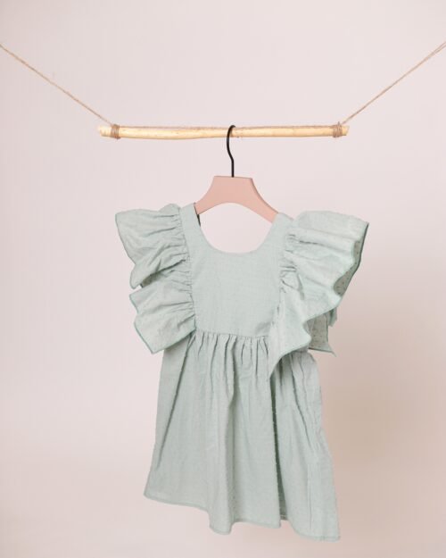 medvilnės suknelė mergaitei