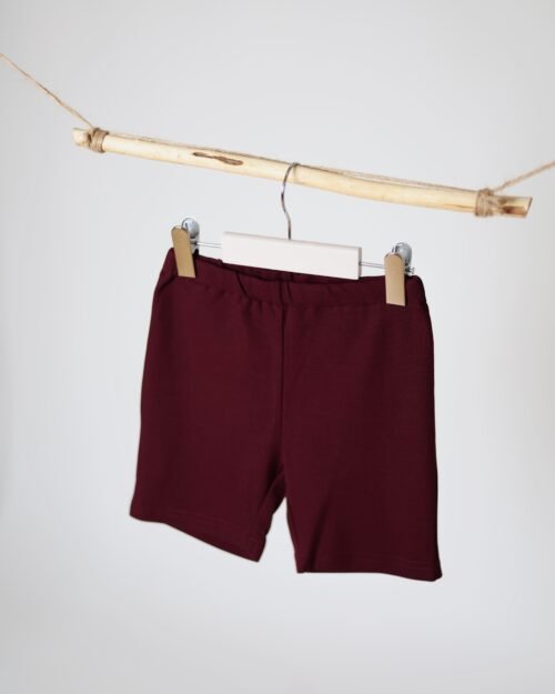 bordo vaikiški šortai