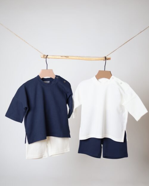 medvilnės kostiiumėliai vaikams