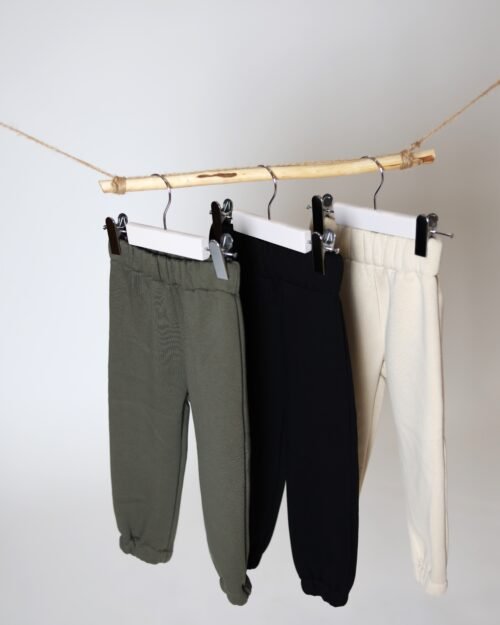 laisvalaikio kelnės vaikams su pūkeliu