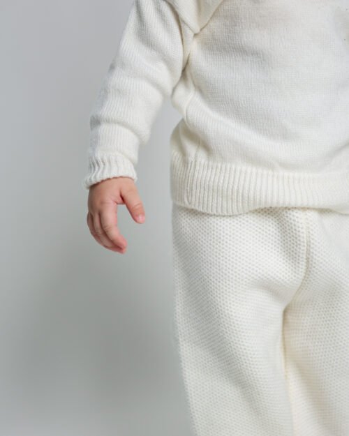 baltas merino kostiumėlis vaikams