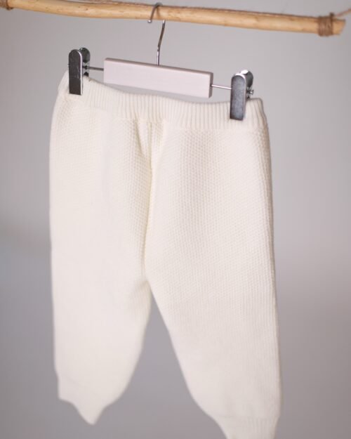 baltos merino vilnos kelnės