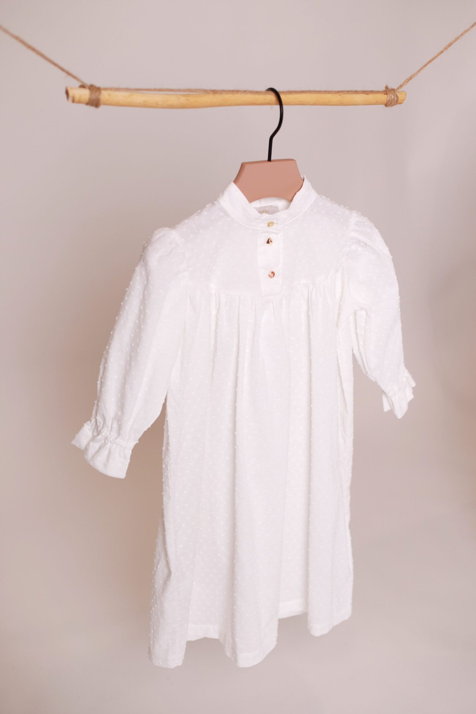 ilga medvilnės suknelė