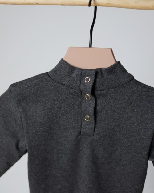 vaikiškas medvilnės megztinis su kaklu