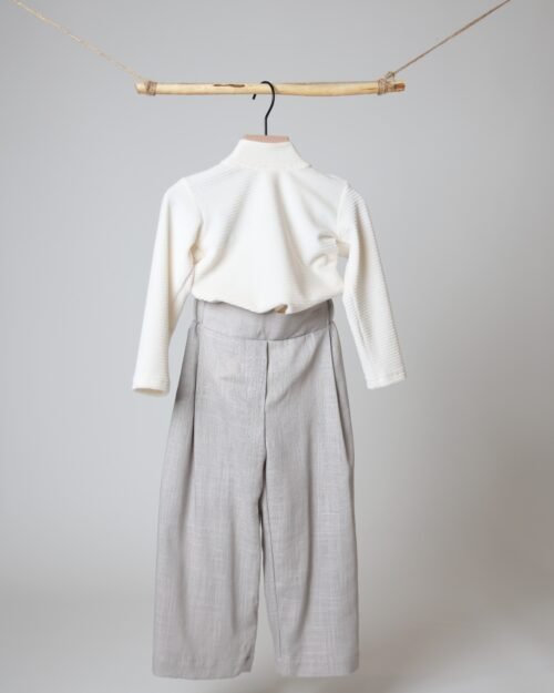 vaikiškos lininės kelnės