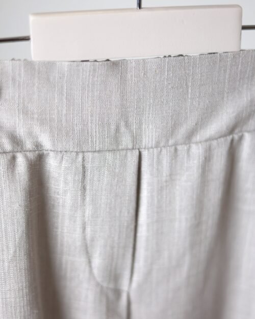 lininės kelnės su guma