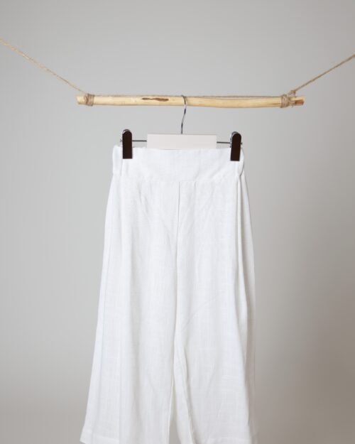 vaikiškos lininės kelnės