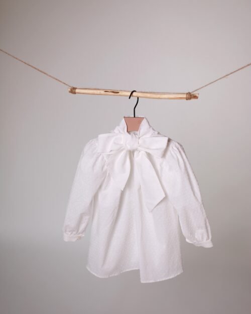 vaikiška palaidinė su kaspinu