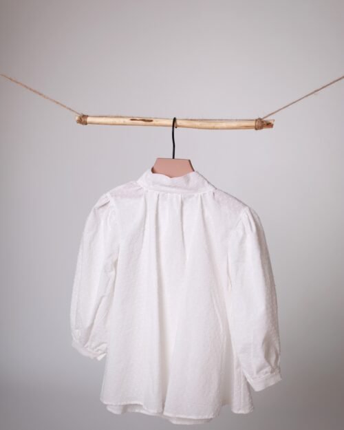 natūrali medvilnės palaidinė mergaitei