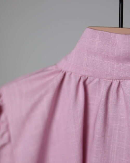 lino marškiniai su kaspinu