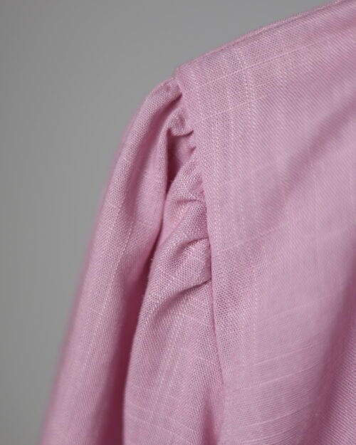 mergaitiški lino marškiniai