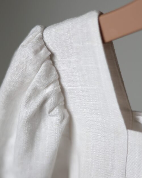 elegantiška lino suknelė