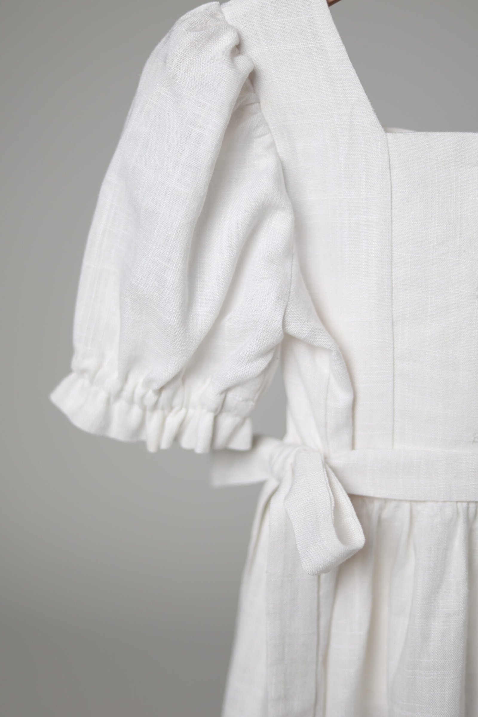 linine suknelė mergaitei