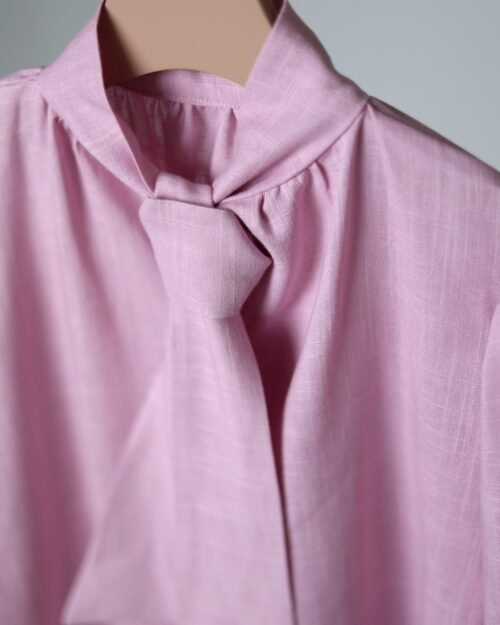 mergaitiški marškiniai iš lino