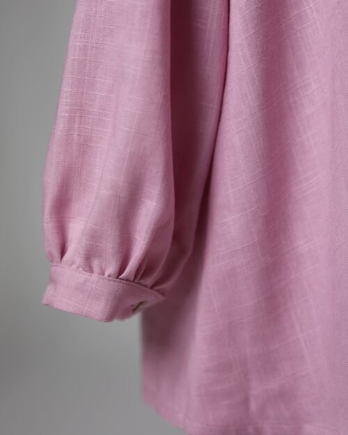 lino marškiniai su apykakle