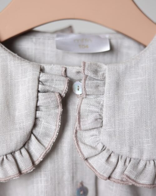 vaikiški lininiai marškiniai