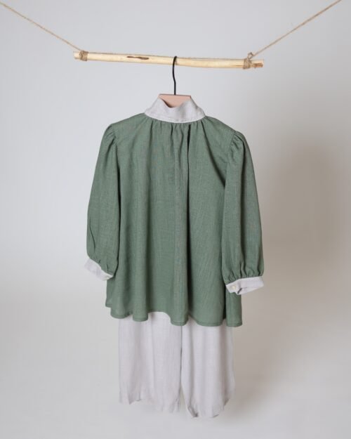 lininiai marškiniai mergaitei