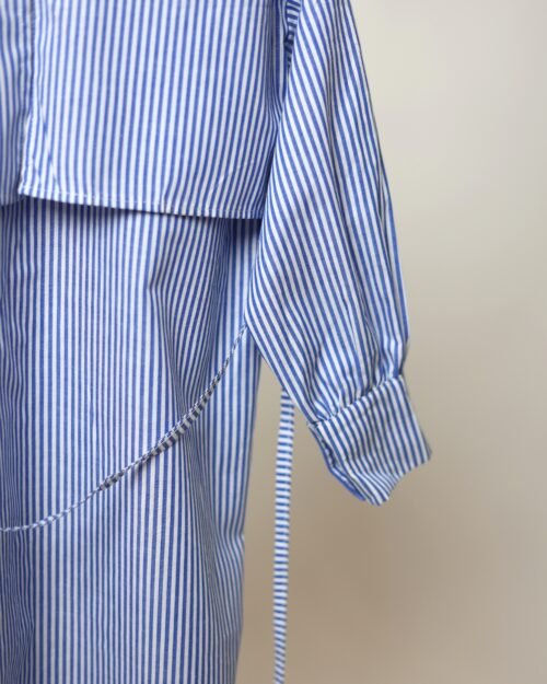 dryžuota suknelė mergaitei