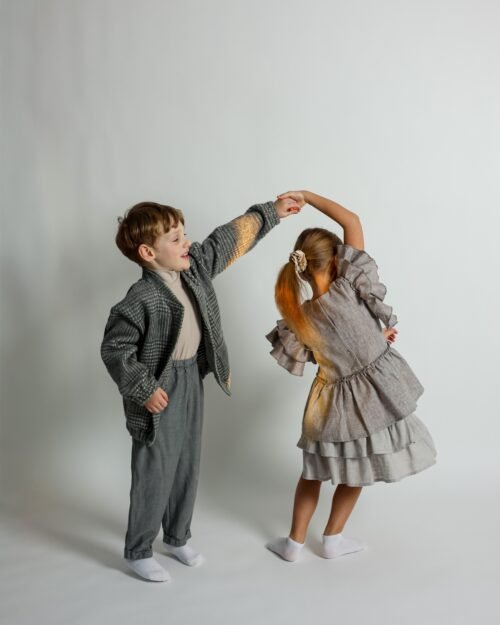 vaikiški lino drabužiai