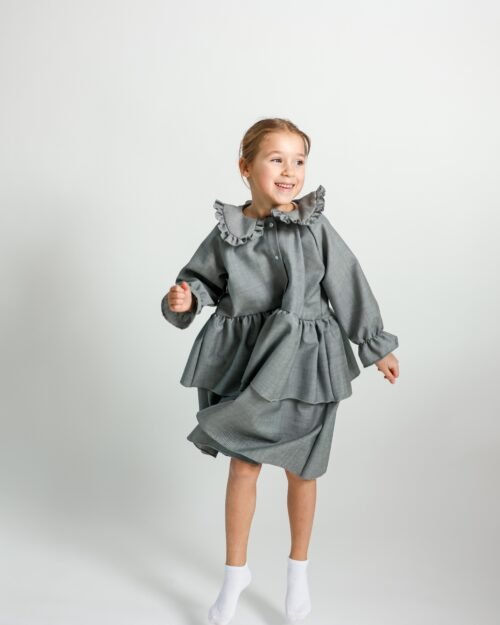 vilno suknelė mergaitei