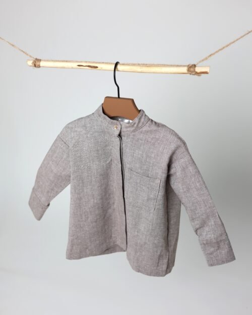 berniukiški lino marškiniai