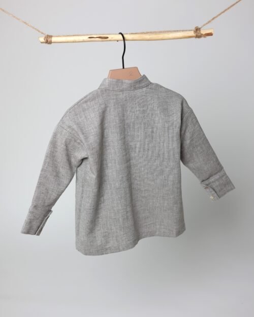 vaikiški lino marškiniai