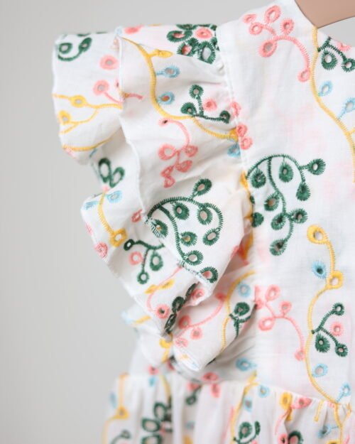 gėlėta suknelė mergaitei