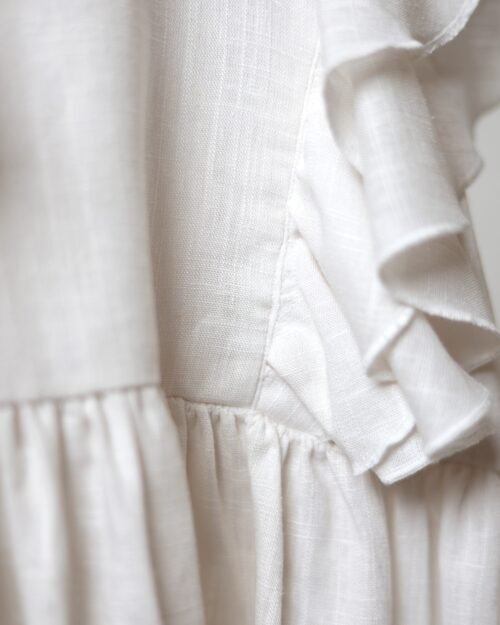 lino suknelė mergaitei